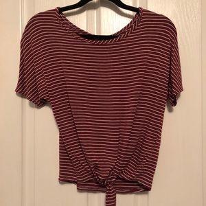 Front-knot t shirt